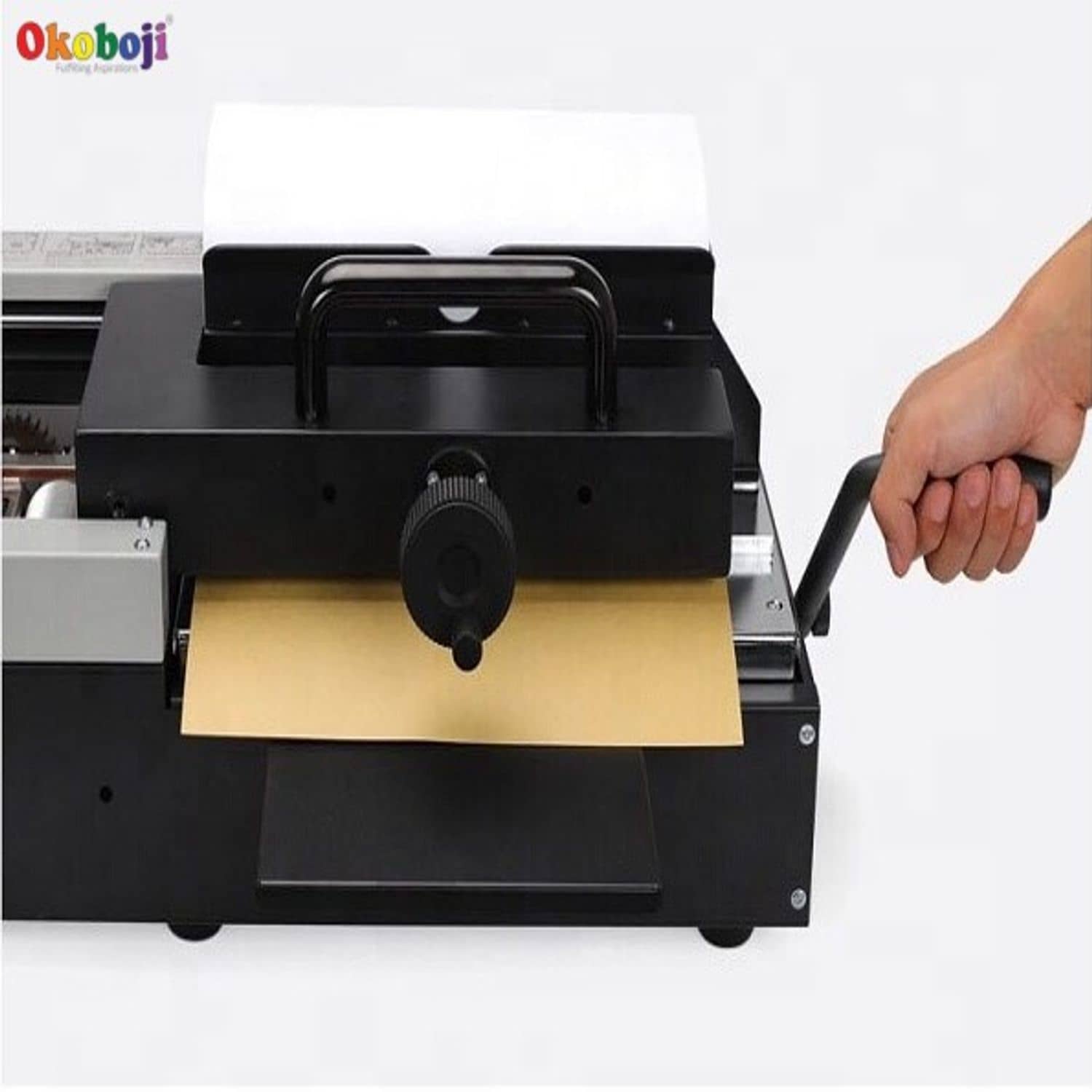 A4 size Automatic glue binding machine 320mm 50S glue book binder